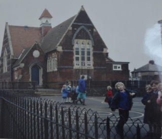Musley School, Ware | Playground in the 1980s, Herts Archives Off Acc 1378