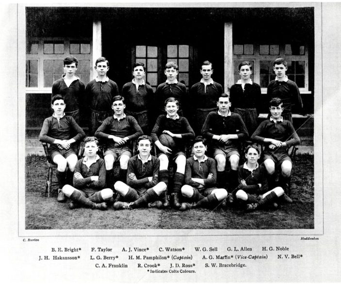 Hertford Grammar School R.F.C. Colts XV 1931 | Richard Hale School Archive