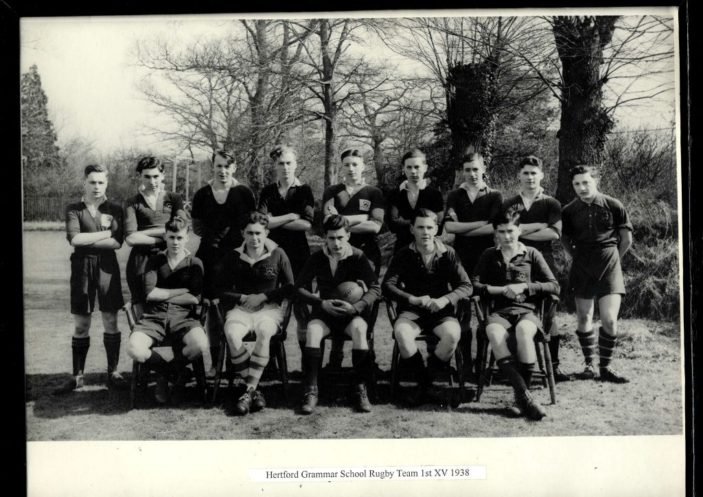 Hertford Grammar School Rugby Team 1st XV 1938 | Richard Hale School Archive