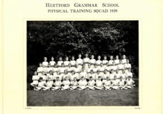 Hertford Grammar School Physical Training Squad 1939
