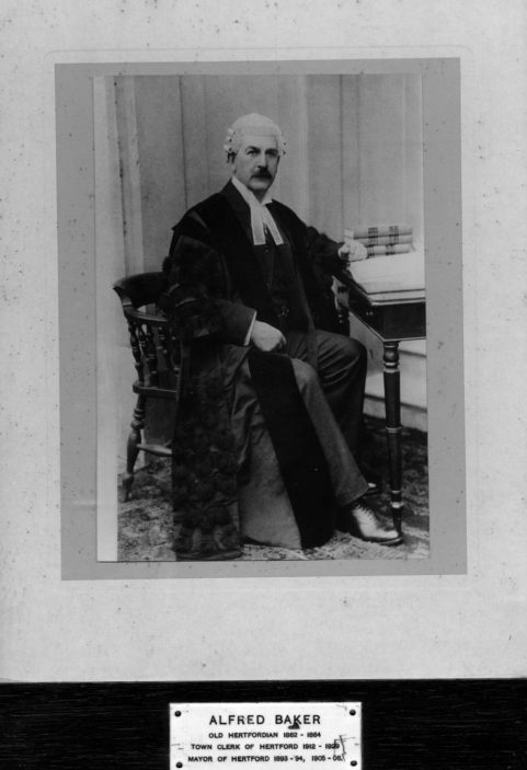 Afred Baker - Hertford G.S. 1862 - 64 | Richard Hale School Archive