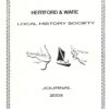 H&WLHS Journal 2003