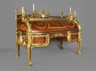 Colour photograph of an ornate French-style writing desk | Trustees of the Wallace Collection