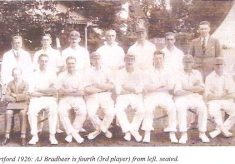 A J Bradbeer - Cricketer