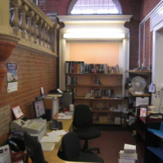 The librarians working area