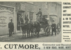 Cutmore's Funeral Directors, Ware, 1920