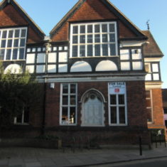 The library viewed from Old Cross